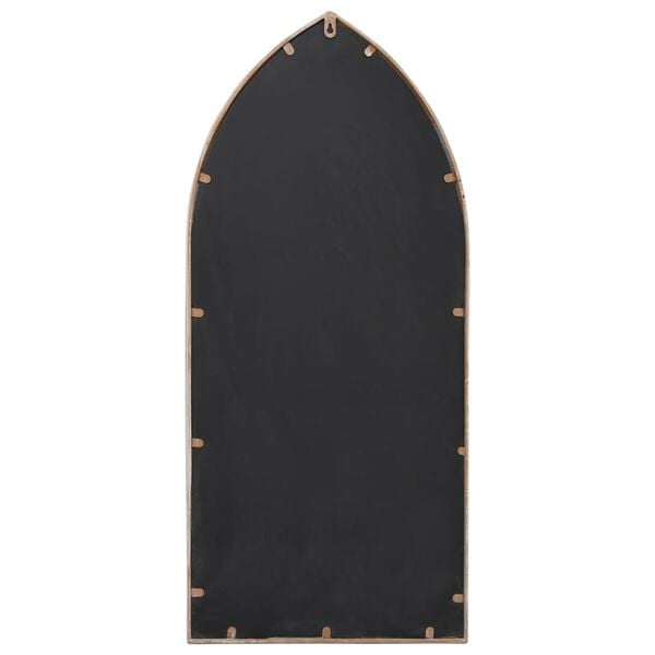 vidaXL Garden Mirror Sand Iron, Glass 39.4 x 17.7 in Mirror