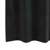 vidaXL Blackout Curtains 2 pcs Black 55.12 x 88.58 in Velvet
