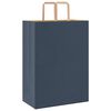 vidaXL Paper Bags 50 pcs with Handles Blue 32x17x44 cm
