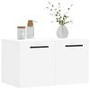 vidaXL Wall Cabinet White Engineered Wood 23.6 in Wide Wall Cabinet