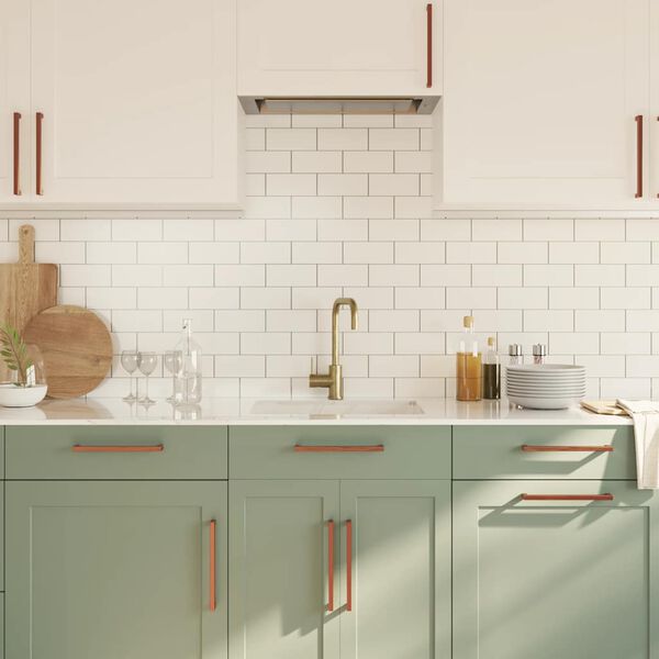 vidaXL Cabinet Handle Set of 5 Bronze Stainless Steel Standard Durable