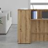 vidaXL Storage Cabinet Artisan oak Engineered wood Compact