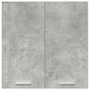 vidaXL Kitchen Wall Cabinet Concrete Grey Engineered Wood