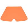 vidaXL Replacement Canopy for Garden Swing Orange 59.1"/51.2"x41.3"/27.6"
