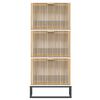 vidaXL Shoe Cabinet White Engineered wood, solid pine Medium