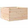 vidaXL Garden Planter Natural Wood Solid Pine Wood Large Garden Planter