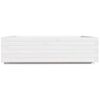 vidaXL Garden Planter White Solid pinewood Large Durable