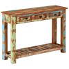 vidaXL Console Table Multicolor Solid Mango Wood Narrow Durable