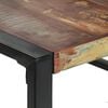 vidaXL Dining Table Mixed wood tones Solid reclaimed wood Large Durable