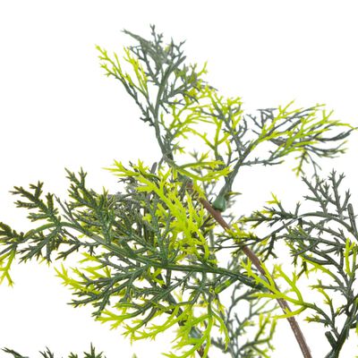 vidaXL Artificial Plant Cypress Tree with Pot Green 35.4"
