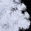 vidaXL Artificial Christmas Tree White PVC, plastic 47.2 in
