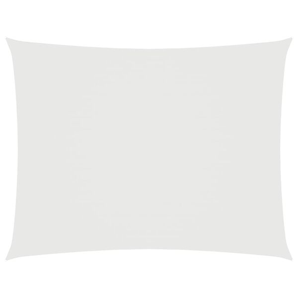 vidaXL Sunshade Sail Oxford Fabric Rectangular 8.2x11.5' White