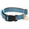 vidaXL Dog Harness Blue Polyester Large Adjustable Armrests