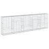 vidaXL Gabion Basket Silver Galvanized Iron Extra Large
