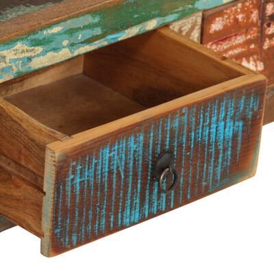 vidaXL Bookcase Solid Reclaimed Wood 31.5"x13.8"x70.9"