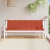 vidaXL Garden Bench Cushion Melange Red Polyester 78.7 in x 15.7 in