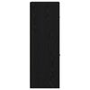 vidaXL Apothecary Cabinet Black oak 40 x 41 x 118 cm Engineered wood