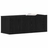 vidaXL TV Cabinets Black oak 80 x 30 x 30 cm Engineered wood
