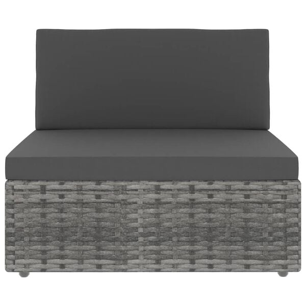 vidaXL Garden Lounge Set Grey and Anthracite
