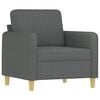 vidaXL Sofa Set Dark Grey Polyester, Metal, Textilene, Plywood Seats Many