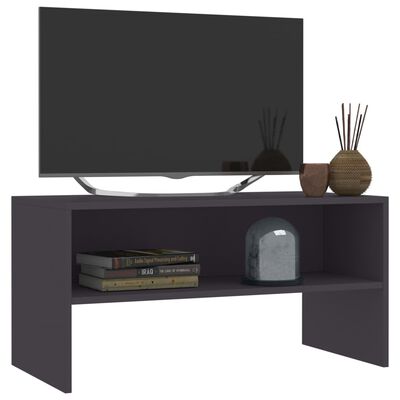 vidaXL TV Stand Gray 31.5"x15.7"x15.7" Engineered Wood