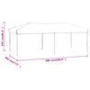 vidaXL Party Tent Anthracite 210D oxford fabric Large Foldable