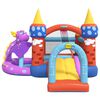Happy Hop Inflatable Bouncer Multicolor PVC, Polyester Large Portable