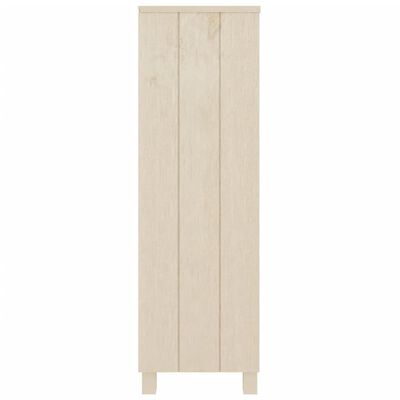 vidaXL Book Cabinet Honey Brown 33.5"x13.8"x44.1" Solid Wood Pine