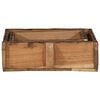 vidaXL Tray 2 pcs Brown 11.42 x 12.20 x 3.94 in Solid Reclaim Wood
