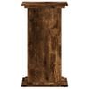 vidaXL Plant Stand Smoked Oak Engineered Wood 13.0 x 13.0 x 23.6 in