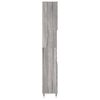 vidaXL Bathroom Cabinet Grey Sonoma Engineered wood, iron Tall