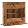 vidaXL Aquarium Stand Old wood Engineered wood 31.9 x 14.2 x 28.7 in