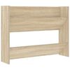 vidaXL Wall Shoe Cabinets 2 pcs Sonoma Oak 31.5"x7.1"x23.6" Engineered Wood