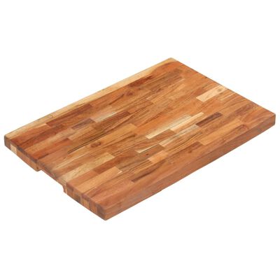 vidaXL Chopping Board 23.6"x15.7"x1.6" Solid Wood Acacia