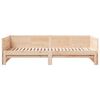 vidaXL Pull-out Day Bed Brown 80.12 x 72.44 x 22.24 in Solid Pine Wood