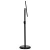 vidaXL A4 Pedestal Poster Stand Black Aluminium Alloy