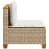 vidaXL Garden Sofa Beige