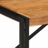 vidaXL Coffee Table Natural wood color Solid acacia wood, powder-coated iron
