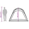 vidaXL Camping Tent 4-Person Green Quick Release Waterproof