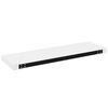 vidaXL Wall Shelf High gloss white Honeycomb MDF, metal Standard
