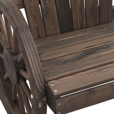 vidaXL Patio Adirondack Chairs 2 pcs Solid Wood Fir