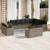vidaXL Garden Sofa Set Grey
