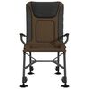 vidaXL Fishing Chair Taupe and black
