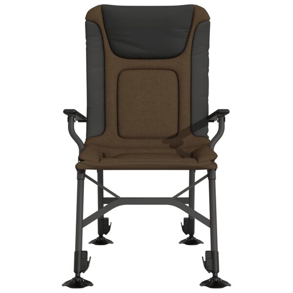 vidaXL Fishing Chair Taupe and black