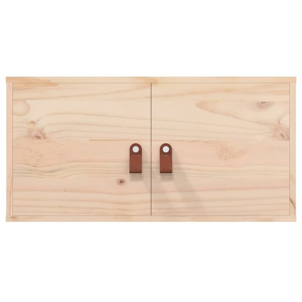 vidaXL Wall Cabinet Set of 2 Natural wood