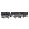 vidaXL Garden Lounge Set Anthracite