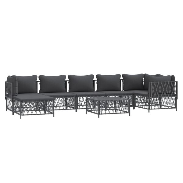vidaXL Garden Lounge Set Anthracite