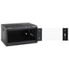 vidaXL Network Cabinet with Storage Black 53 x 45 x 30 cm Steel