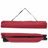 vidaXL Folding Camping Bed Red 75.98 x 27.17 x 17.72 in Oxford fabric