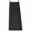 vidaXL Dog Ramp Black Polypropylene Medium Foldable Dog Ramp